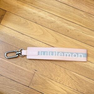 Lululemon Athletica Pink Keychain
